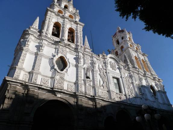 A catedral de Puebla, no México
